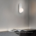 Creative curling wall lamp black and white optional